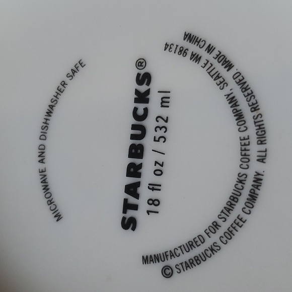 Starbucks Christmas tree Mug 18 oz microwave & dishwasher safe - Picture 3 of 7